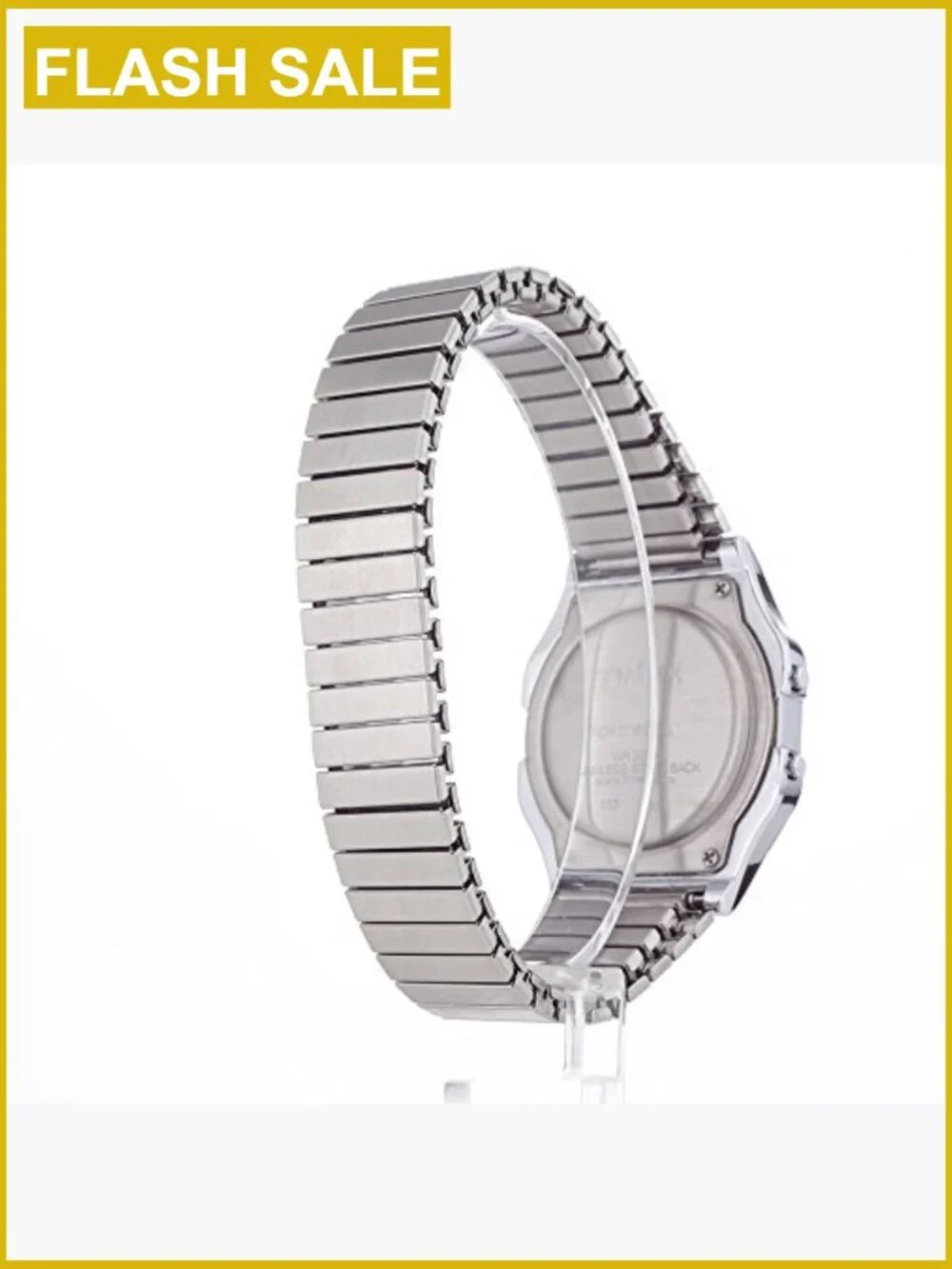 Classic Digital 34mm Watch Chronograph Indiglo Water Resistant